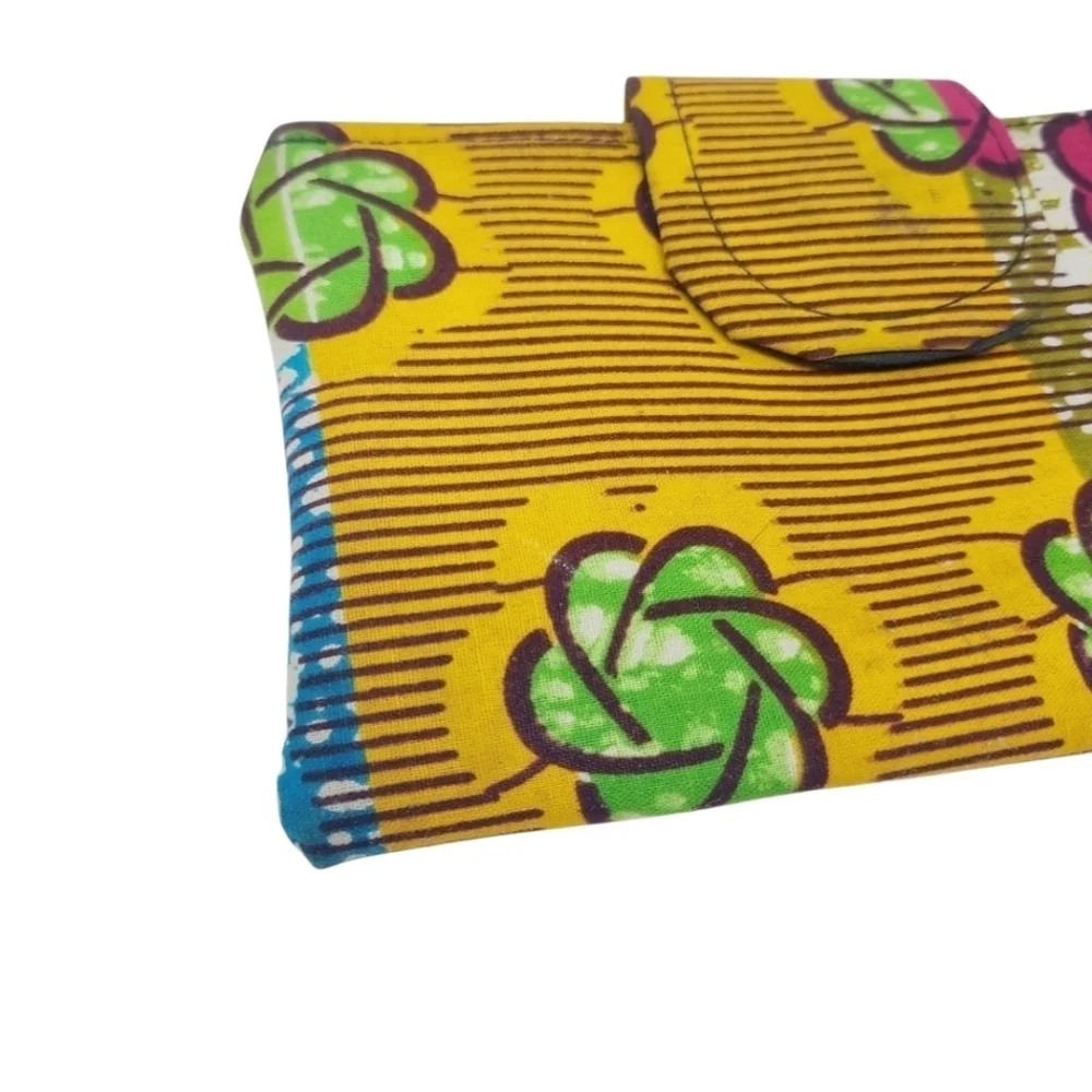 Unbranded | Women's Colorful Ankara Patterned Clutch Wristlet Or Keychain (OS)